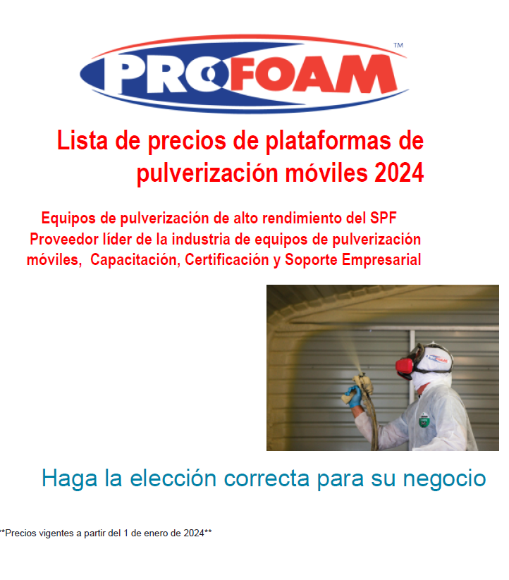 2024 Profoam Rig Book-Spanish Version