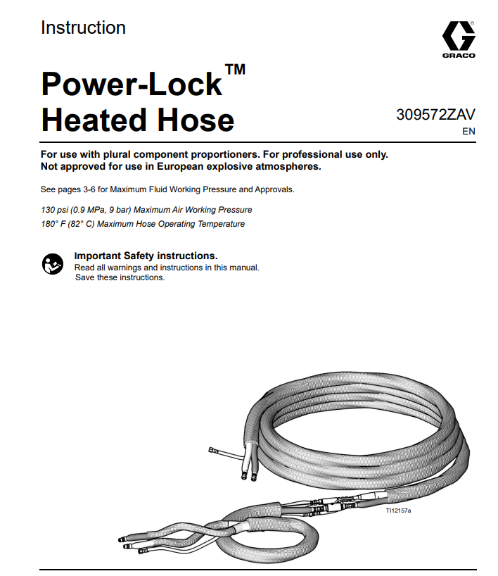 Graco Power Lock Heated Hose Manual