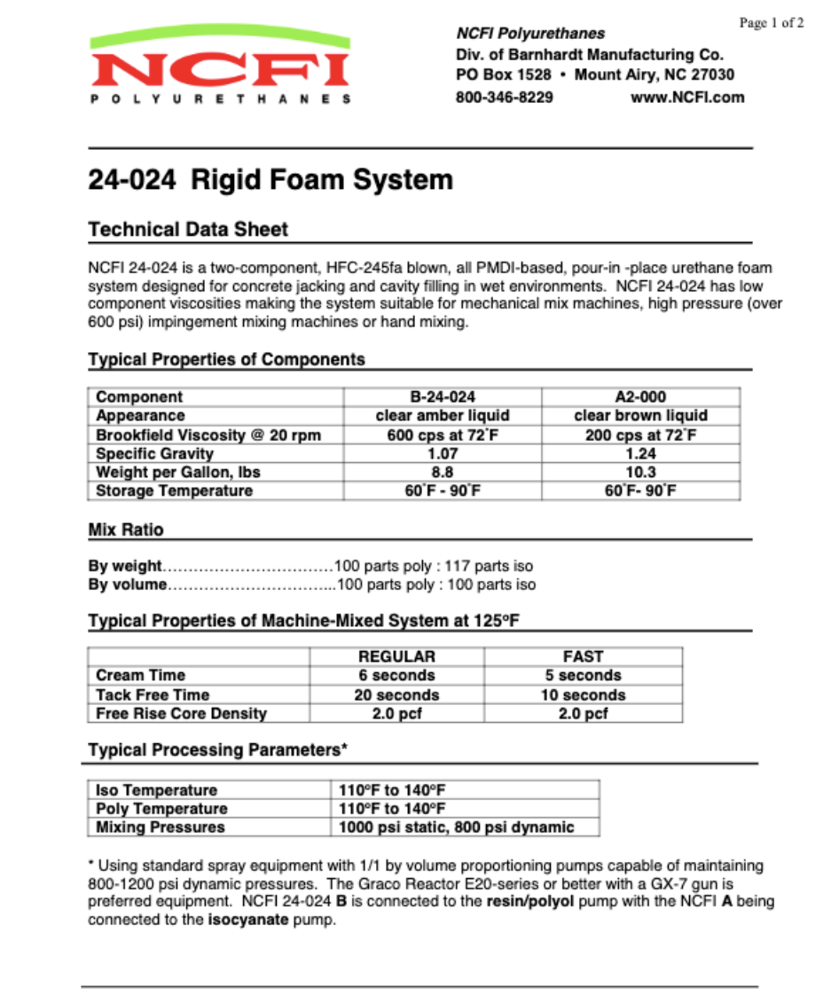 NCFI 24-024 (1) - Rigid Foam-Concrete Lifting TDS