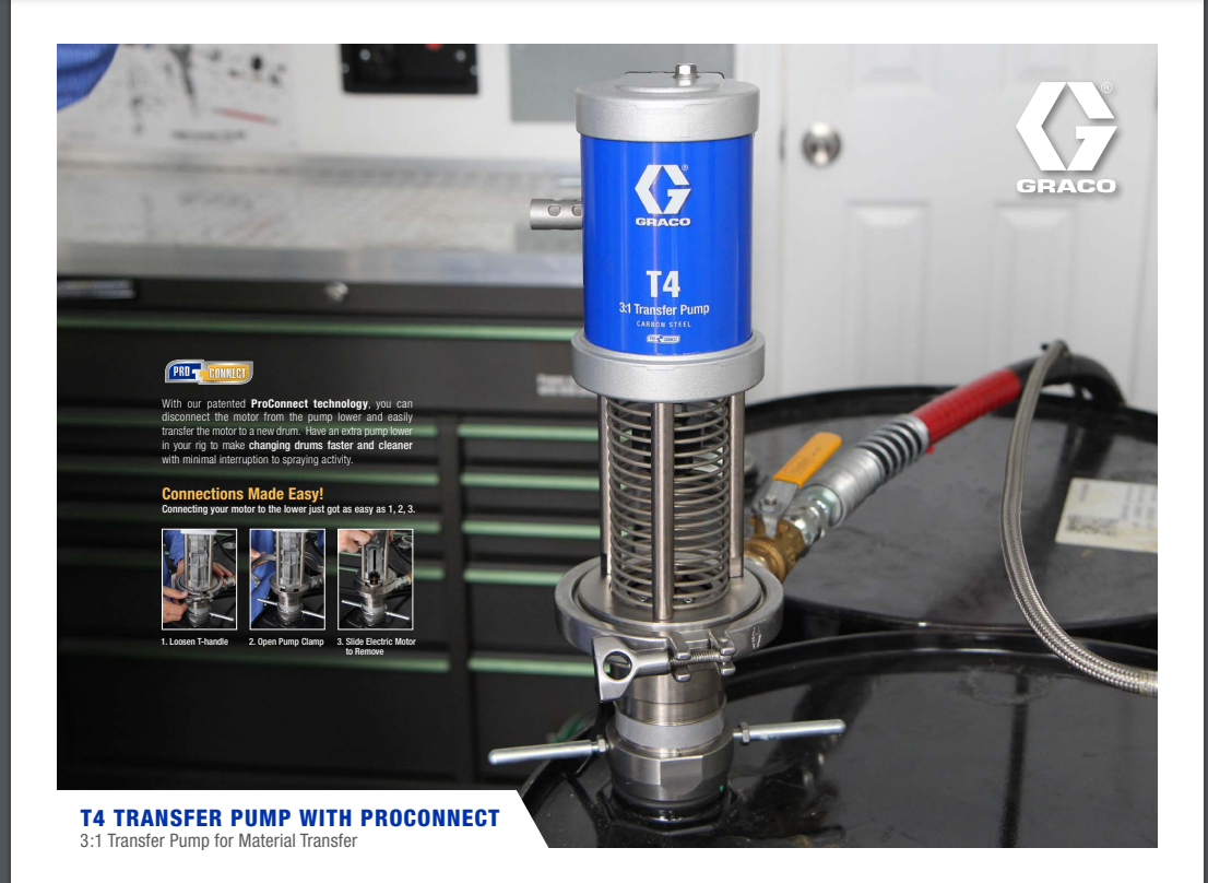 Graco T4 Transfer Pump Brochure