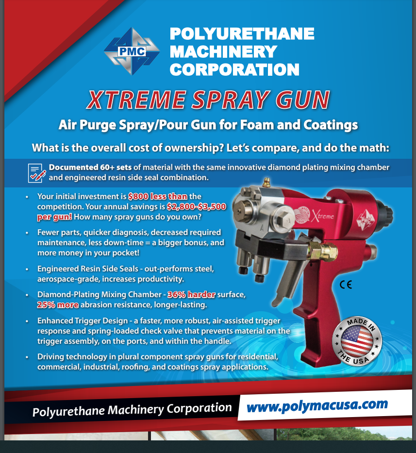 PMC Extreme Spray Foam Gun Extreme Gun w/ 01 Chamber