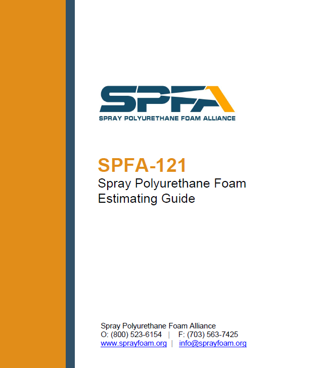 SPFA-121 Spray Polyurethane Foam Estimating Guide