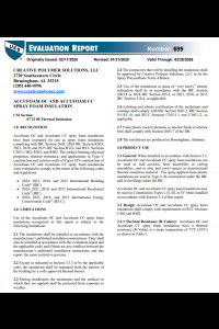 Accufoam Open Cell and Closed Cell Evaluation Report-699