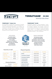 NCFI Terrathane 24-044 Technical Data Sheet (TDS)