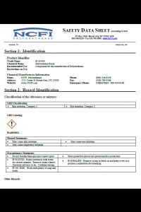 NCFI B-24-044 Safety Data Sheet (SDS)