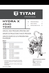 Titan Hydra X Operation Manual