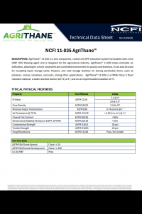 NCFI AgriThane 11-035 Technical Data Sheet (TDS)