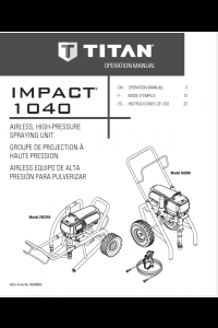 Titan Impact 1040 Operation Manual