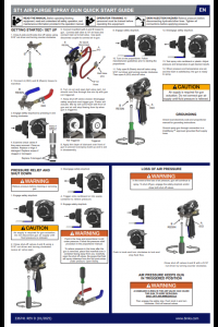ST1 Air Purge Spray Gun Quick Start Guide
