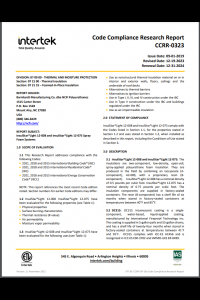 NCFI 12-008 Code Compliance Research Report CCRR-0323