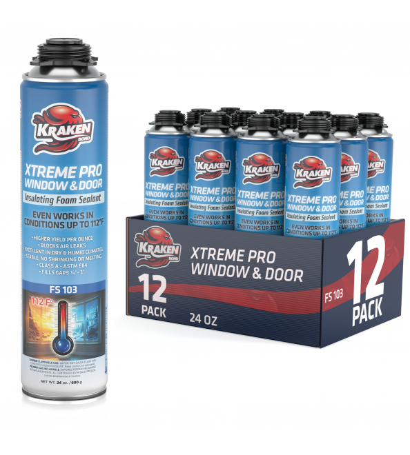 Kraken Bond Xtreme Pro Window & Door Foam-12 per Case