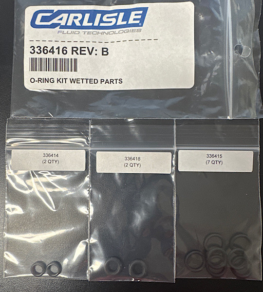 Carlisle O-Ring Kit Wetted Parts