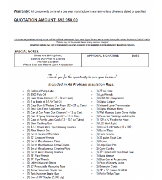 16' Elite Series PMC PH-2 19kw Gas Generator Powered Spray Rig