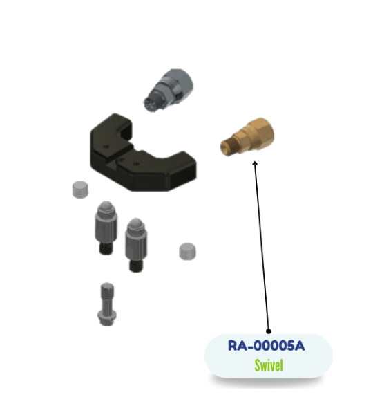 PMC Swivel 1/8 NPT x #6 Jic, AP2/Xtreme/PX-7