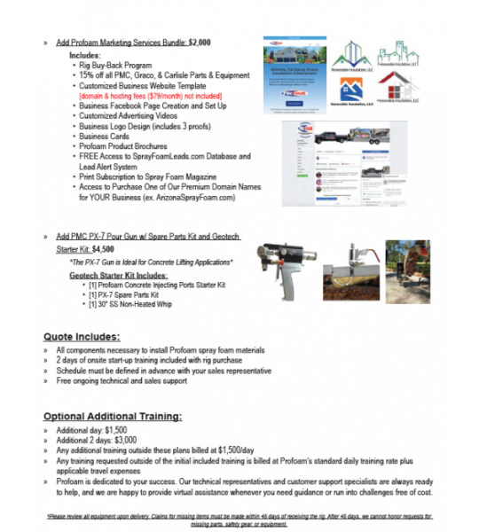 16' Elite Series PMC PH-2 19kw Gas Generator Powered Spray Rig