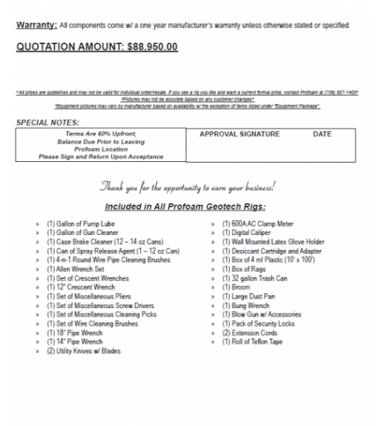 Elite Series PMC PH-2 23kw Diesel Powered Geotech Sprinter Van