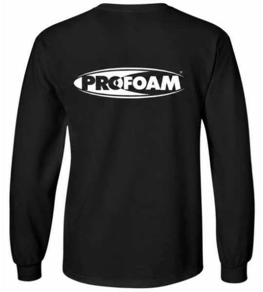 Profoam Shirt- Long Sleeve- XL-Black