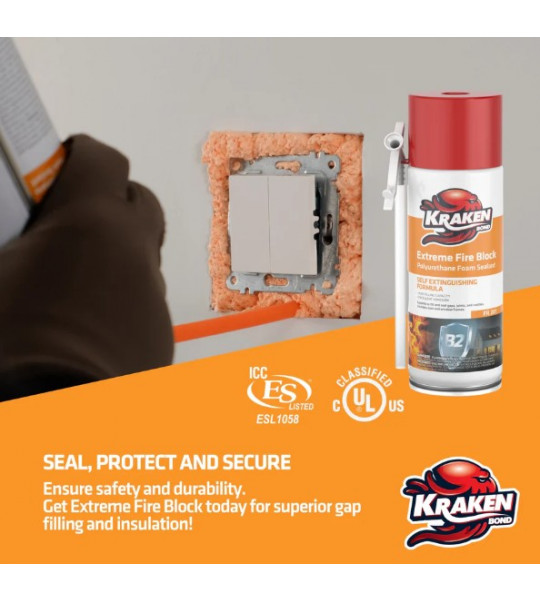 Kraken Bond Extreme Fire Block-12 per Case