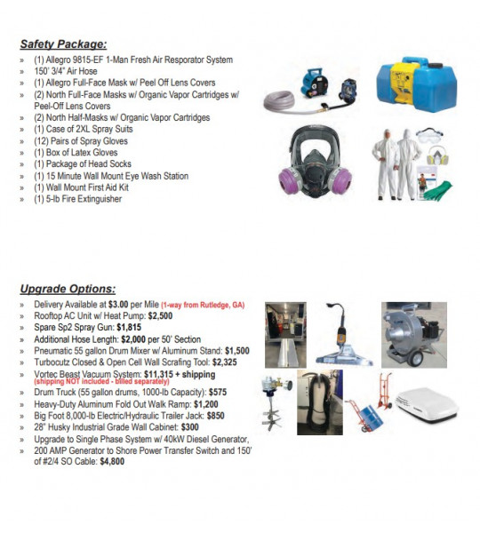 18’ Essential Series Profoam Pusmak KPX-50 Diesel Powered Spray Rig