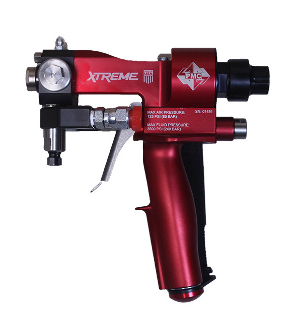 PMC Enhanced Xtreme 01 Chamber and PCT Spray Gun, Steel Block
