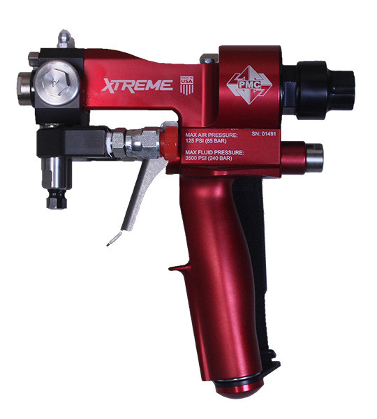 PMC Enhanced Xtreme 01 Chamber and PCT Spray Gun, Steel Block