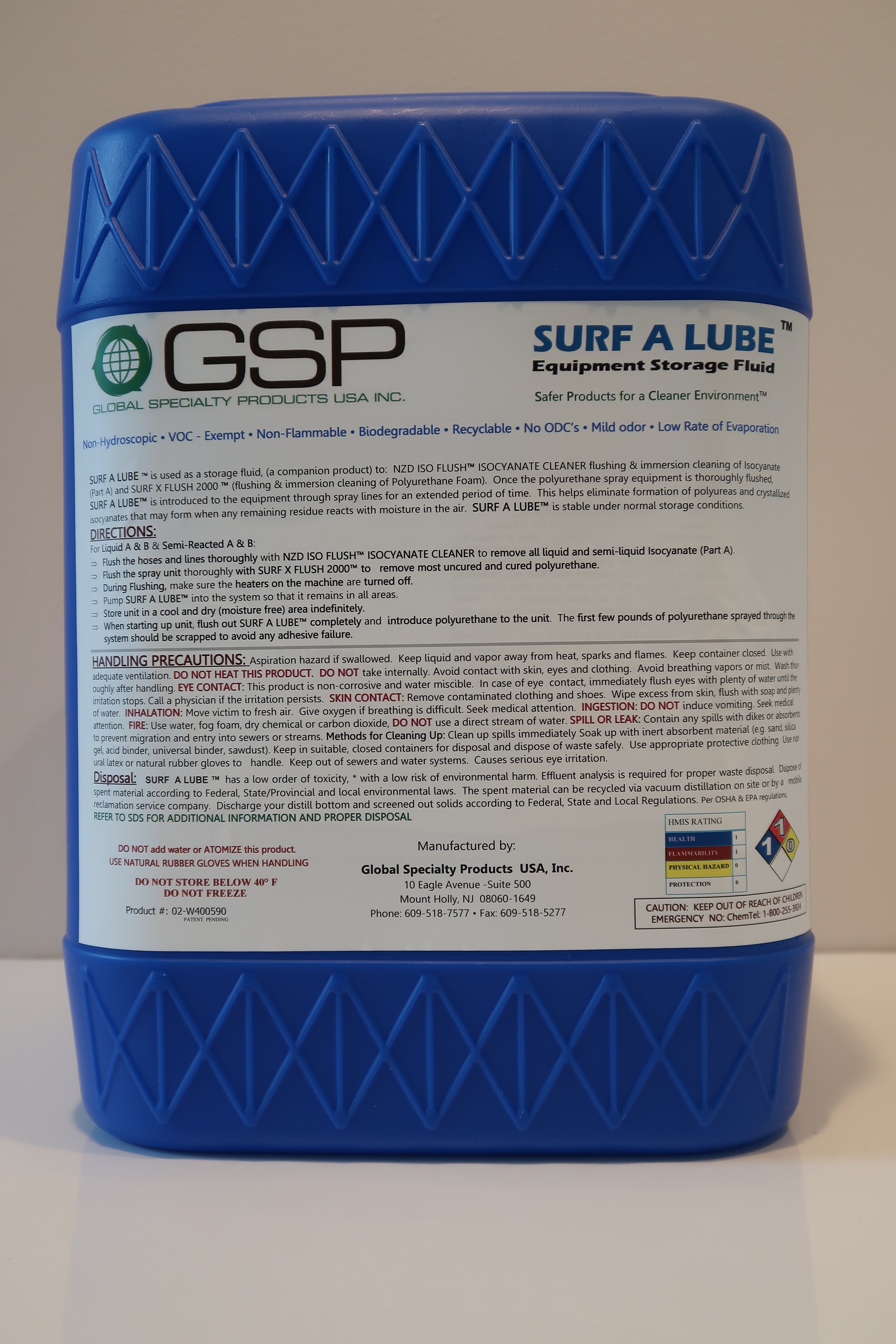GSP Surf A Lube: 5-Gallon Pail