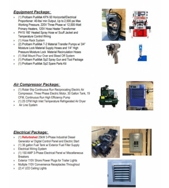 18’ Essential Series Profoam Pusmak KPX-50 Diesel Powered Spray Rig