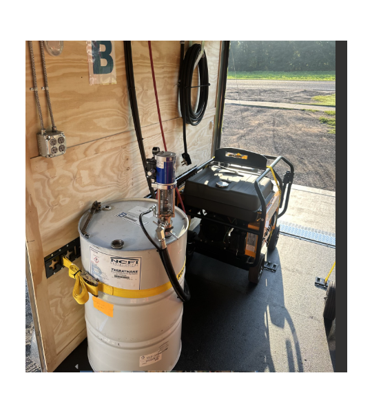 12' Core Series PMC PK-25 19kw Gas Generator Powered Geo Spray Rig
