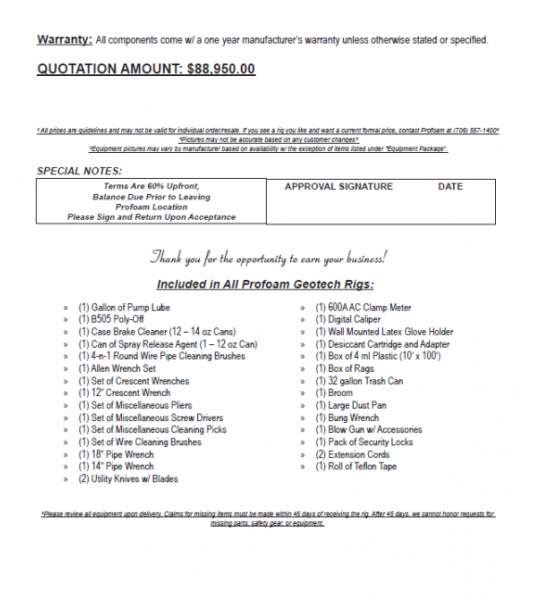 Elite Series PMC PH-2 23kw Diesel Powered Geotech Sprinter Van