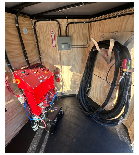 12' Core Series PMC PK-25 19kw Gas Generator Powered Geo Spray Rig