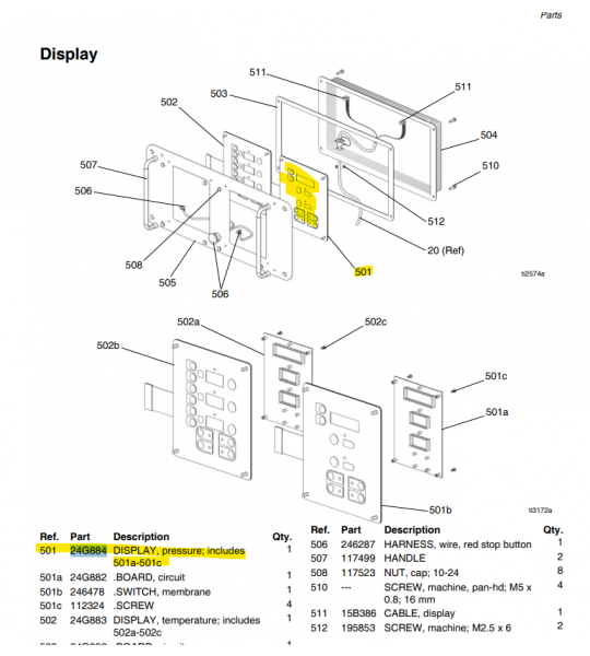Graco Display-Pressure