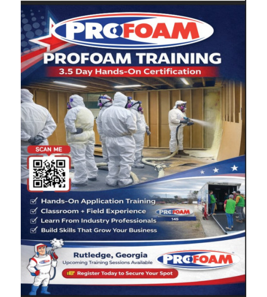 Profoam 3 1/2 Day Training Class-Rutledge, GA
